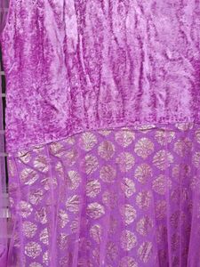 Beautiful Purple Ethnic Anarkali(40-44 size)