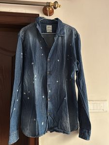 Stylish Slim Fit Denim Shirt