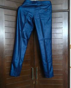 Party Men Blue Tailored Fit Blazer with pant