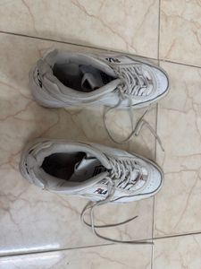 White Fila Sneakers
