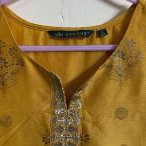 Elegant Yellow Kurta