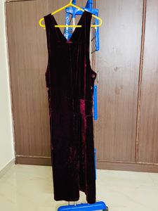 imported high quality midi Pinafore dress