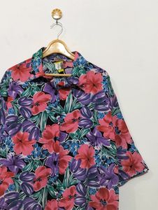 Unisex Floral Print Shirt