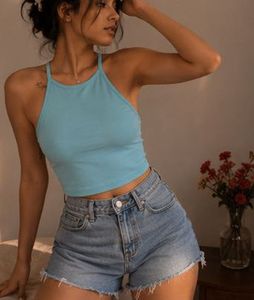 ✨H&amp;M Blue Basic Cropped Top – Size Small ✨