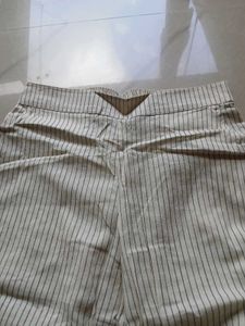 Striped Wide Leg Pants combo plazzo