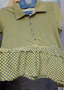 polka dot summer top