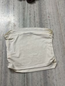 White "Support Day Drinking" Tube Top