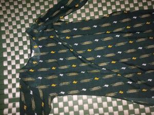 Straight Green Kurta