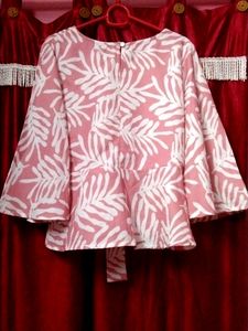 New  Pink Top With Tag