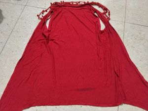 Chic Red Halter Tank Top