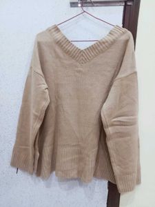 Oversized V-Neck Sweater