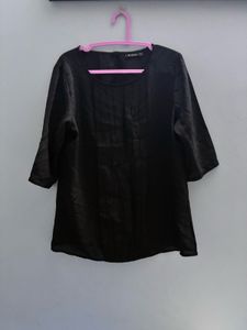 Elegant Black Tunic Top