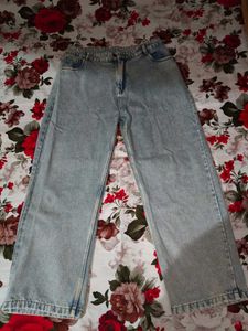 Light Wash Wide Leg Jeans