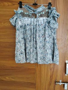 Chic Floral &amp; Geometric Print Tops