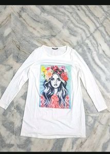 💐Floral Printed Long Sleeve T-Shirt Dress