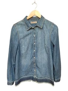 Vero Moda Washed Shirt with Frayed Hemline Medium