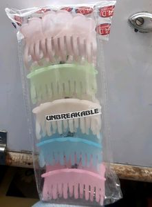 Korean Clutchers. Multicolored  Pack Of 2