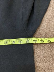 Dark Navy Hoodie with Red Chinese Text