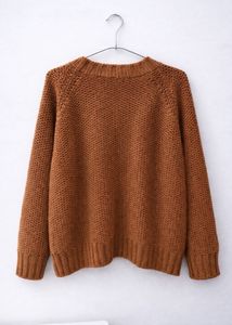 Stylish Brown Knit Cardigan