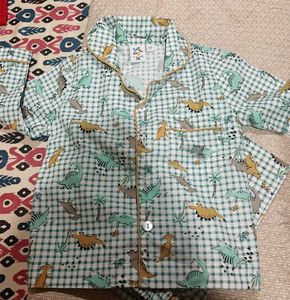 Cute Dinosaur Pajama Set