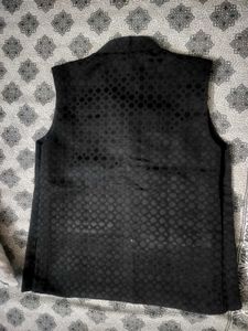 Men's Black Ethnic Jacket