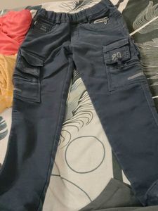 Stylish Blue Cargo Pants