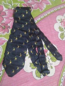 Vintage Golf Print Necktie