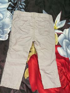 Girls' Light Beige Pants