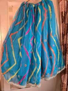 Vibrant Boho Tie-Dye Skirt