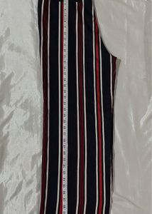 H&amp;M Striped Wide-Leg Pants