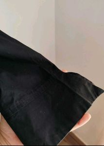 Off-Shoulder Black Top