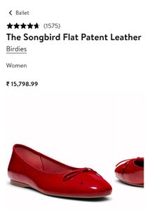 Colourful Red Patent Ballerina Flats