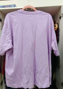 Lilac Oversized T-Shirt juneberry