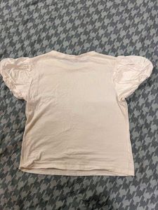 Cream Puff Sleeve Top
