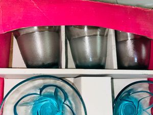 Lazer Blossom Glass Set