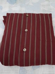 Men's Striped Button-Down Shirt