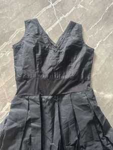 Elegant Black Embroidered Gown
