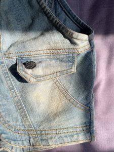 Light blue denim vest/jacket