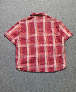 Levi's Red Plaid Short Sleeve Boxy Shirt