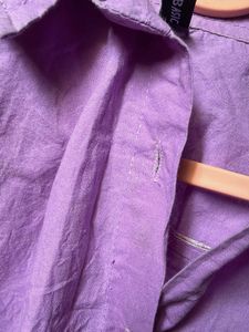 Lavender Button-Up Shirt