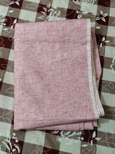 Elegant Pink Linen Blend Fabric 5 MTR