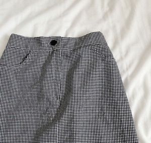 Classic Gingham Mini Skirt