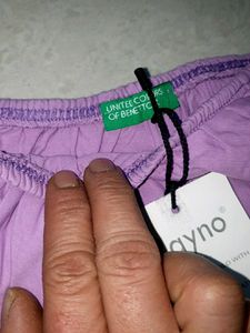 Cute Lavender Off-Shoulder Crop Top no 130