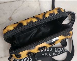 Animal Print Hardcase Sling Bag