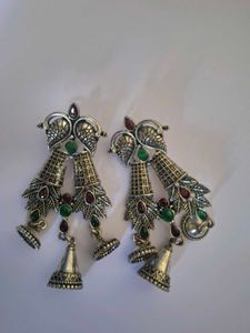 Ethnic Peacock Design Earrings