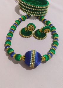 Silk Thread Necklace Combo Set 🥰