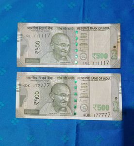 Fancy Serial Number Note 500 Rupees 2 Notes❗Sale