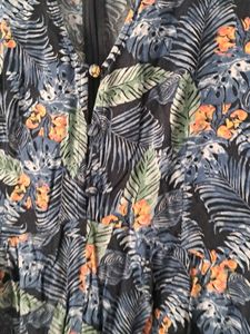 Tropical Print Jumpsuit