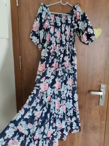 Floral Print Midi Dress