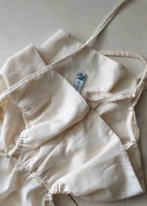 Cream Slip Dress